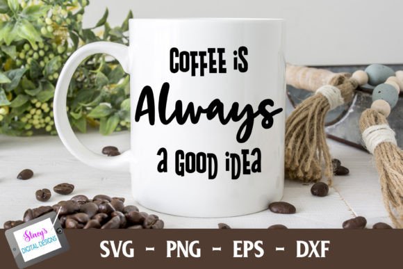 Coffee SVG Graphics for Crafts and Blog Design