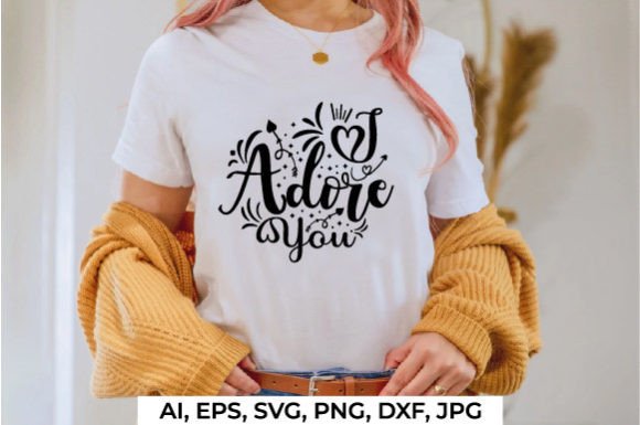 I Adore You: Valentine Graphics for Crafts