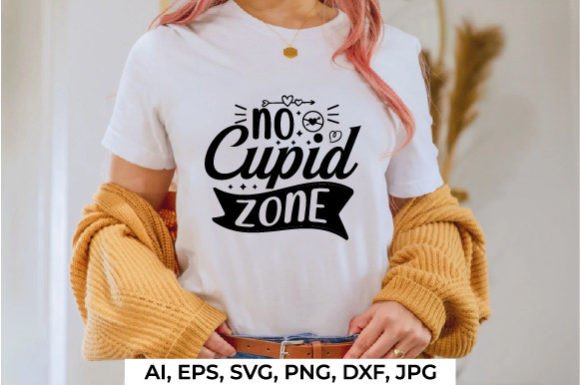 No Cupid Zone Graphics: Valentine SVG Crafts Review