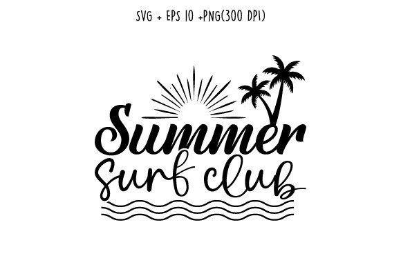 Summer Surf Club SVG: Graphics & Crafts Asset Review