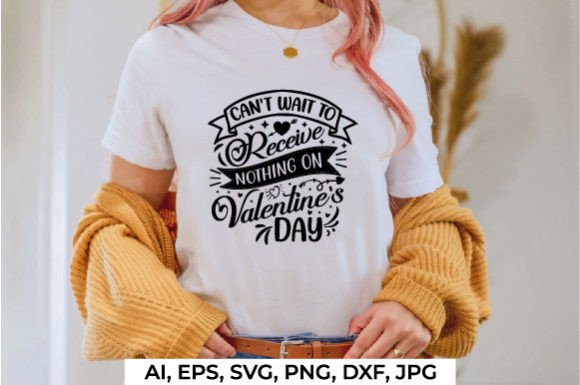 Valentine Day SVG T-shirt Design for Graphics & Crafts